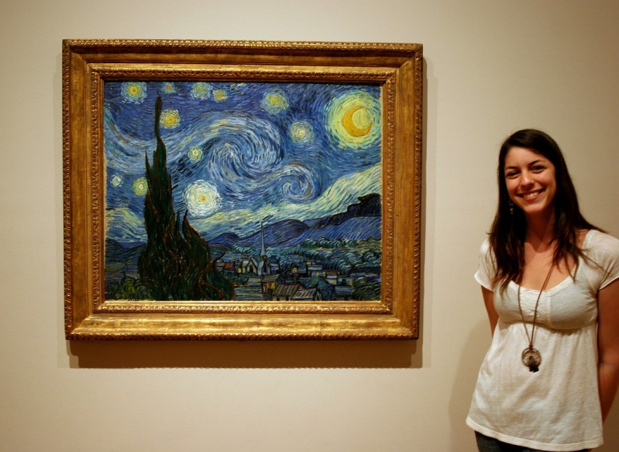 The Process of Painting “Starry Night” Van Gogh | Jessica Siemens