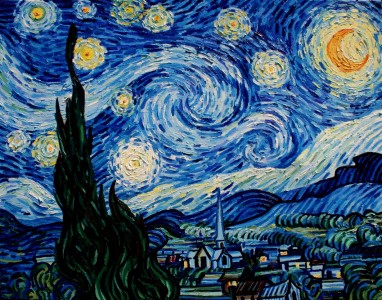 The Process of Painting “Starry Night” Van Gogh | Jessica Siemens